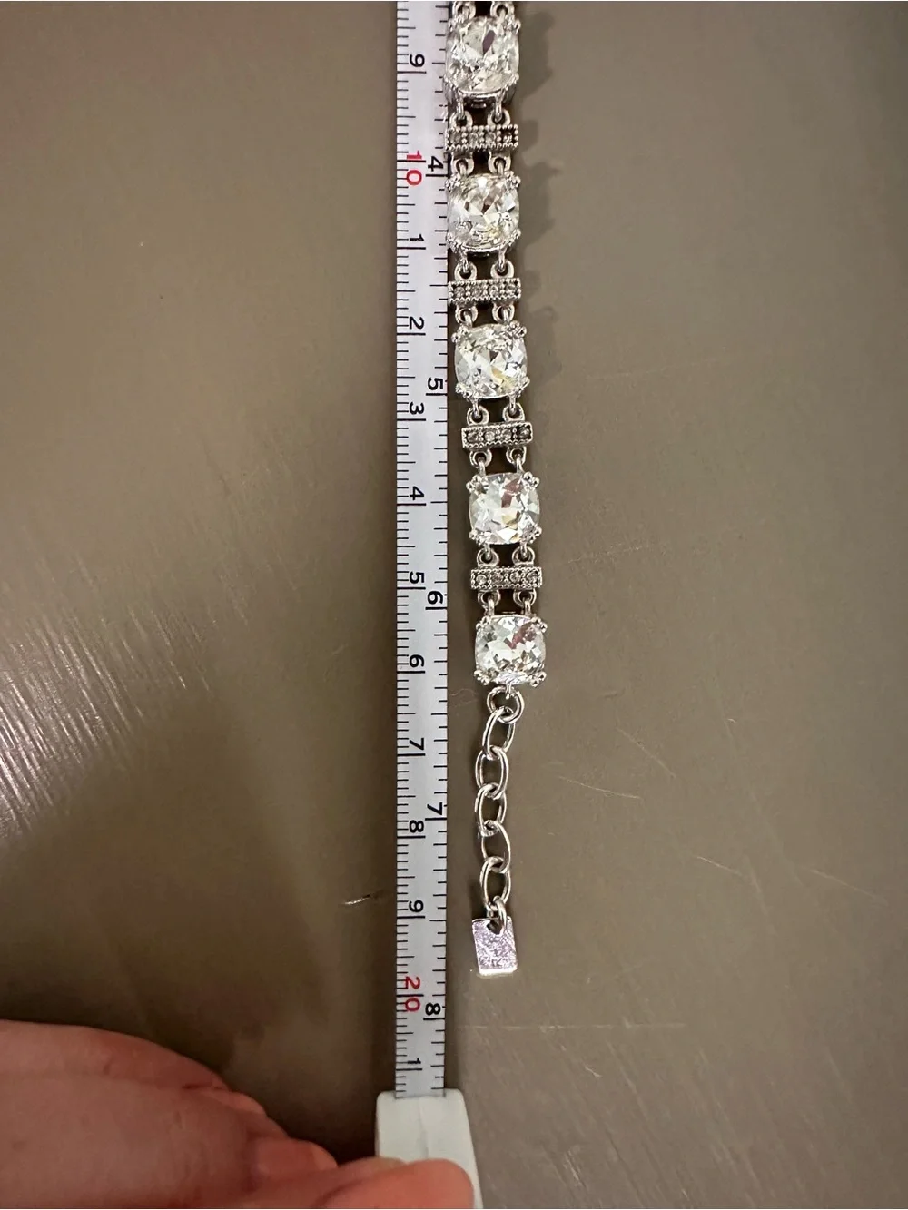 Swarovski Crystal Statement Tennis Bracelet NIB Rodan + Fields